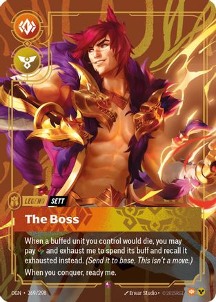 Sett - The Boss (269/298) - Origins Foil-1