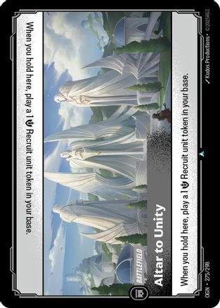 Altar to Unity (275/298) - Origins Foil-1