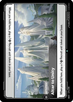 Altar to Unity (275/298) - Origins Foil-1