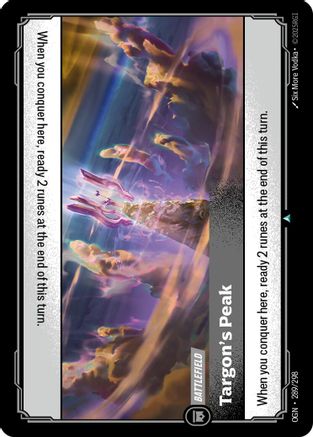 Targon's Peak (289/298) - Origins Foil-1