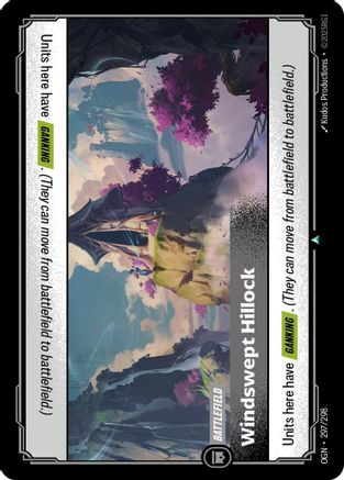 Windswept Hillock (297/298) - Origins Foil-1
