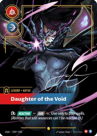 Kai'Sa - Daughter of the Void (Signature) (299*/298) - Origins Foil-1