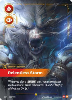 Volibear - Relentless Storm (Showcase) (300/298) - Origins Foil-1