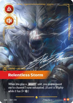 Volibear - Relentless Storm (Signature) (300*/298) - Origins Foil-1