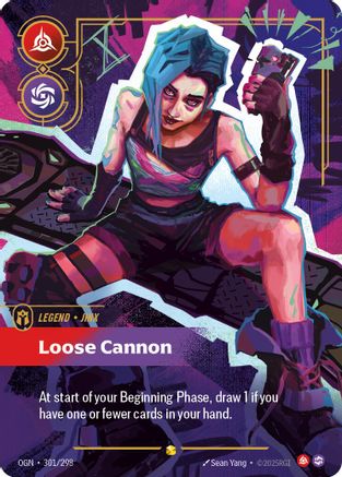 Jinx - Loose Cannon (Showcase) (301/298) - Origins Foil-1