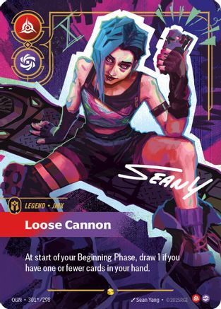 Jinx - Loose Cannon (Signature) (301*/298) - Origins Foil-1
