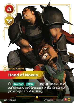 Darius - Hand of Noxus (Showcase) (302/298) - Origins Foil-1