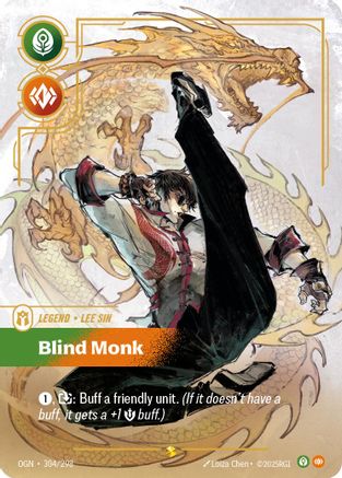 Lee Sin - Blind Monk (Showcase) (304/298) - Origins Foil-1
