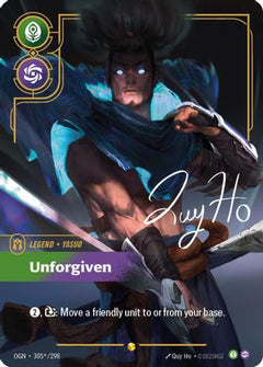 Yasuo - Unforgiven (Signature) (305*/298) - Origins Foil-1