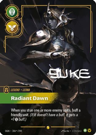 Leona - Radiant Dawn (Signature) (306*/298) - Origins Foil-1