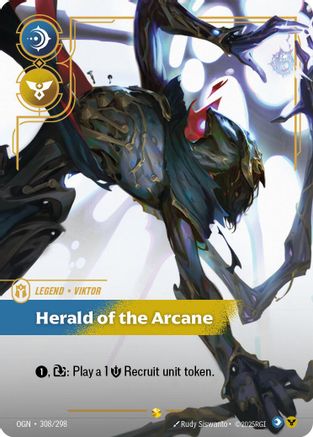 Viktor - Herald of the Arcane (Showcase) (308/298) - Origins Foil-1