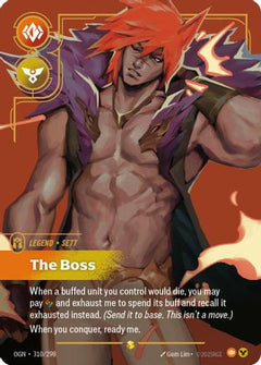Sett - The Boss (Showcase) (310/298) - Origins Foil-1