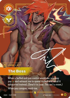 Sett - The Boss (Signature) (310*/298) - Origins Foil-1