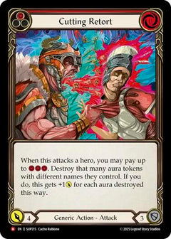 Cutting Retort [SUP215] (Super Slam)  Rainbow Foil-1