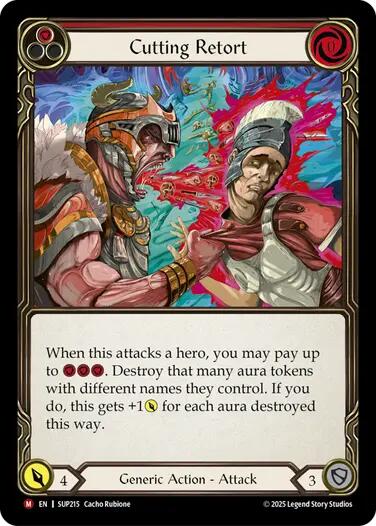 Cutting Retort [SUP215] (Super Slam)  Rainbow Foil-1