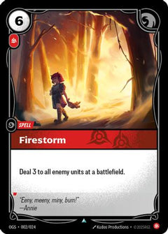 Firestorm (002/024) - Origins Proving Grounds-1