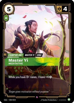 Master Yi - Meditative (004/024) - Origins Proving Grounds-1