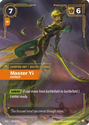 Master Yi - Honed (009/024) - Origins Proving Grounds-1
