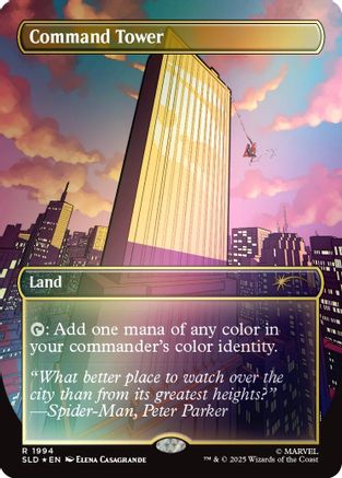 Command Tower (1994) (Rainbow Foil) (SLD-1994) - Secret Lair Drop Series Foil-1