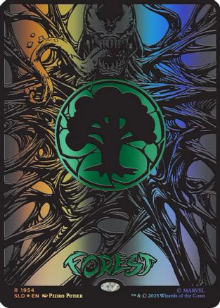 Forest (1954) (Raised Foil) (SLD-1954) - Secret Lair Drop Series Foil-1