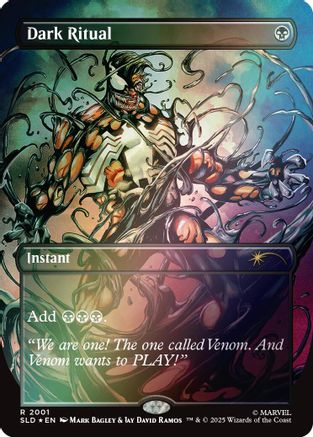 Dark Ritual (2001) (Rainbow Foil) (SLD-2001) - Secret Lair Drop Series Foil-1