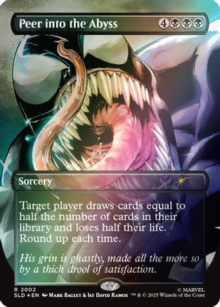 Peer into the Abyss (2002) (Rainbow Foil) (SLD-2002) - Secret Lair Drop Series Foil-1
