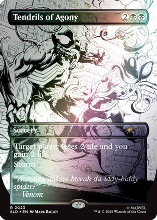 Tendrils of Agony (2023) (Rainbow Foil) (SLD-2023) - Secret Lair Drop Series Foil-1