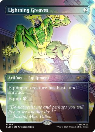Lightning Greaves (1987) (Rainbow Foil) (SLD-1987) - Secret Lair Drop Series Foil-1