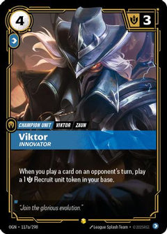 Viktor - Innovator (Alternate Art) (117a/298) - Origins Foil-1