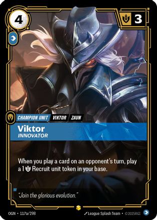 Viktor - Innovator (Alternate Art) (117a/298) - Origins Foil-1
