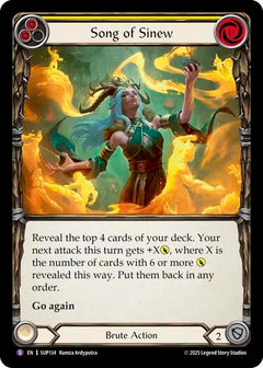 Song of Sinew [SUP134] (Super Slam)  Rainbow Foil-1