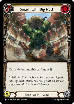 Smash with Big Rock [SUP133] (Super Slam)  Rainbow Foil-1
