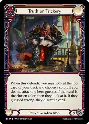 Truth or Trickery [SUP077] (Super Slam)  Rainbow Foil-1