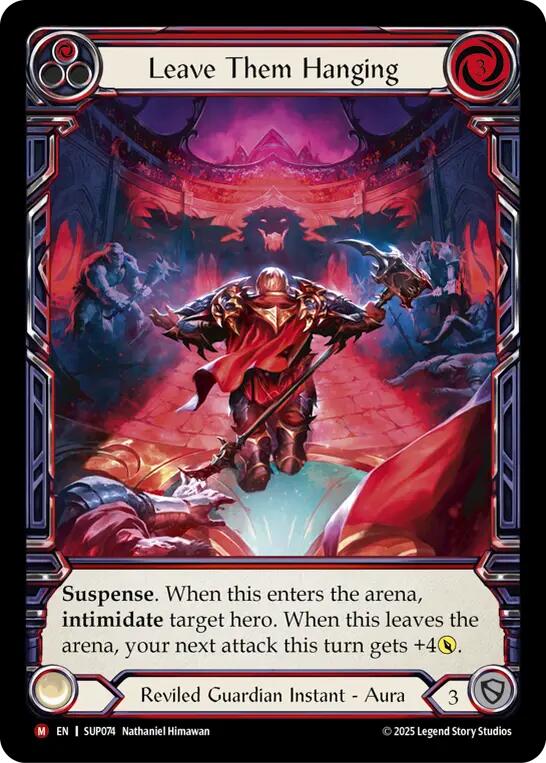 Leave Them Hanging (Extended Art) [SUP074] (Super Slam)  Cold Foil-1