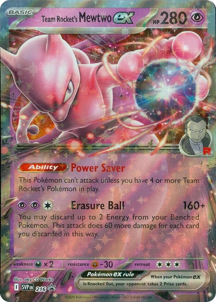 Team Rocket's Mewtwo ex (216) [Scarlet & Violet: Black Star Promos]-1