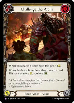 Challenge the Alpha [SUP129] (Super Slam)  Rainbow Foil-1