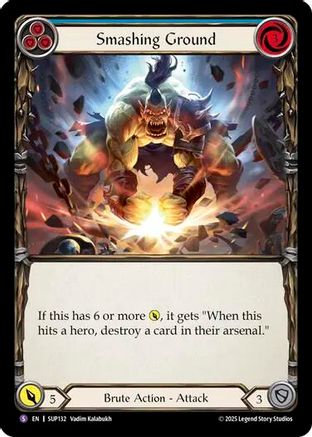 Smashing Ground [SUP132] (Super Slam)  Rainbow Foil-1