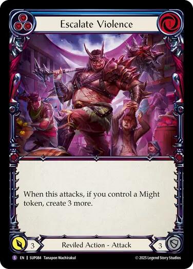 Escalate Violence [SUP084] (Super Slam)  Rainbow Foil-1