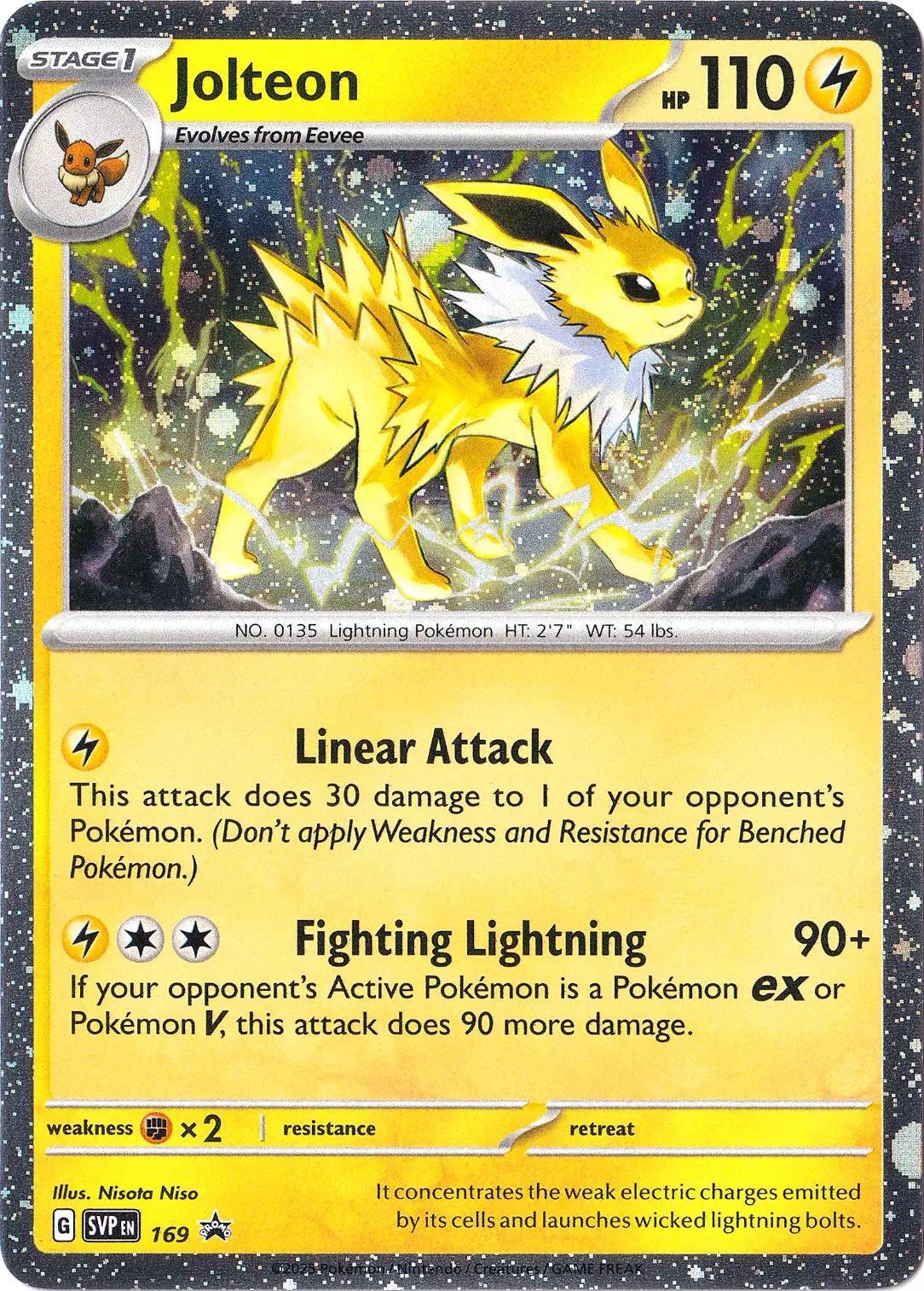 Jolteon (169) (Cosmos Holo) [Scarlet & Violet: Black Star Promos]-1