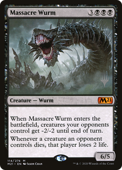 Massacre Wurm (Promo Pack) [Core Set 2021 Promos]-1