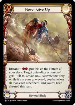 Never Give Up [SUP026] (Super Slam)  Rainbow Foil-1
