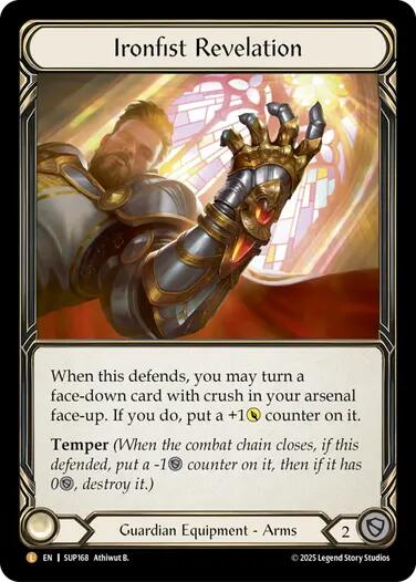Ironfist Revelation [SUP168] (Super Slam)  Rainbow Foil-1