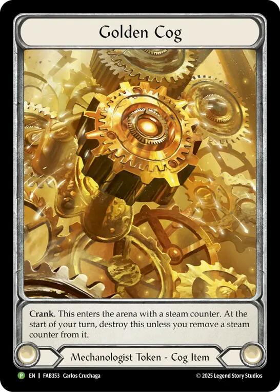 Golden Cog (FAB353) [FAB353] (Promo)  Cold Foil-1