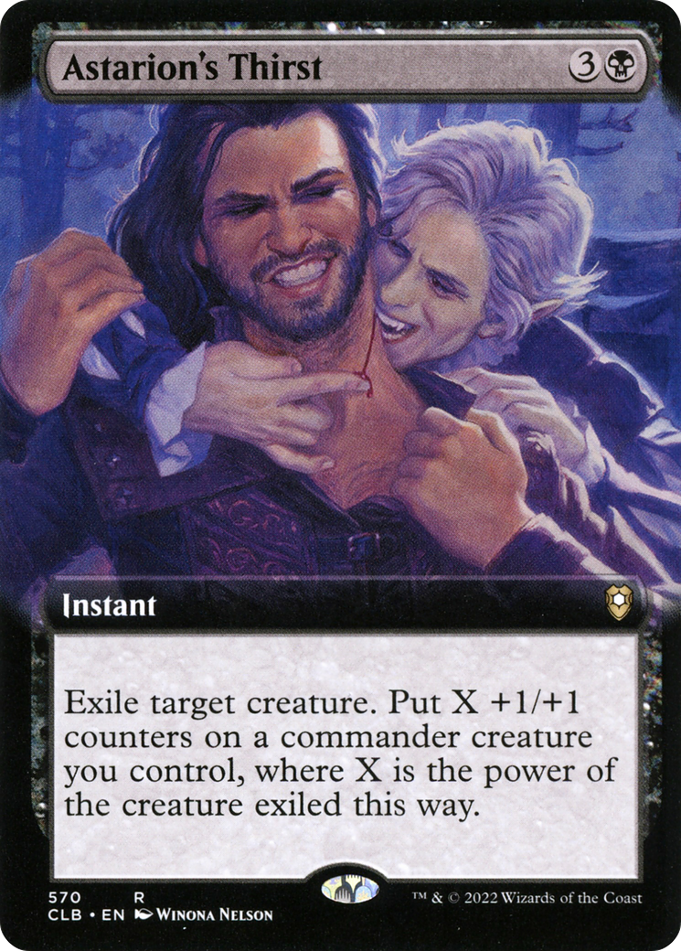 Astarion's Thirst (Extended Art) [Commander Legends: Battle for Baldur's Gate]-1