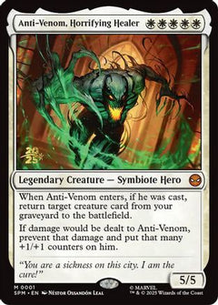 Anti-Venom, Horrifying Healer [Marvel's Spider-Man Prerelease Promos]-1