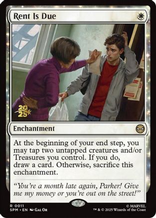 Rent Is Due [Marvel's Spider-Man Prerelease Promos]-1