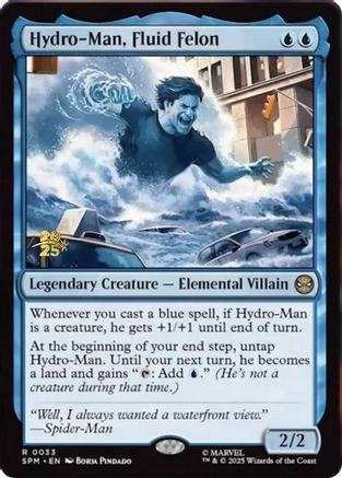 Hydro-Man, Fluid Felon [Marvel's Spider-Man Prerelease Promos]-1