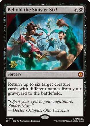 Behold the Sinister Six! [Marvel's Spider-Man Prerelease Promos]-1