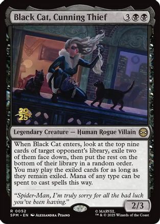 Black Cat, Cunning Thief [Marvel's Spider-Man Prerelease Promos]-1