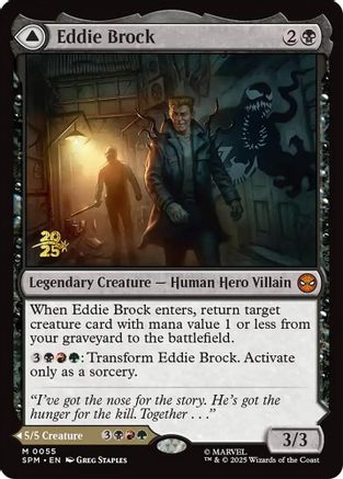 Eddie Brock // Venom, Lethal Protector [Marvel's Spider-Man Prerelease Promos]-1